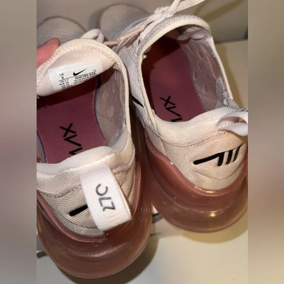 Nike Women's Blush Air Max 270 Sneakers - Picture 6 of 7